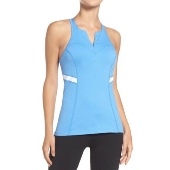 Zella Game On Shelf Bra Tank Blue Lapis Sz XXS NWT - Picture 1 of 6